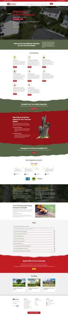 Experience the best in tree care with our comprehensive website. Explore our services, read testimonials, delve into FAQs, and easily find contact information. Powered by Ceemi Agency's digital marketing expertise, we're committed to growing your satisfaction every step of the way.