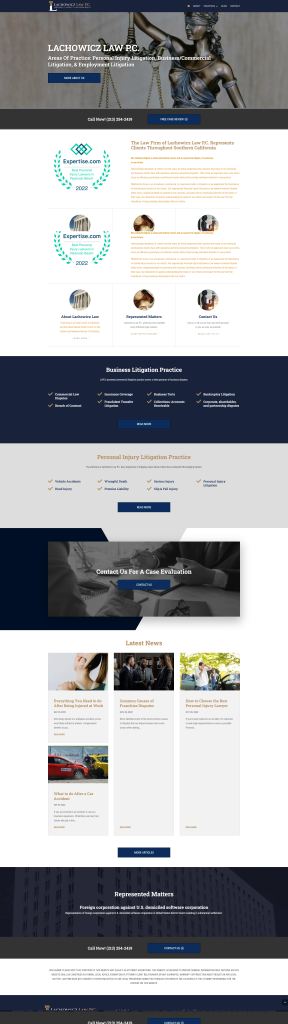 Ceemi Agency's law firm homepage showcases scales of justice, a comprehensive list of services, detailed lawyer profiles, contact information, and an engaging news articles section. Discover how our expertise in digital marketing elevates your legal experience with precision and care.
