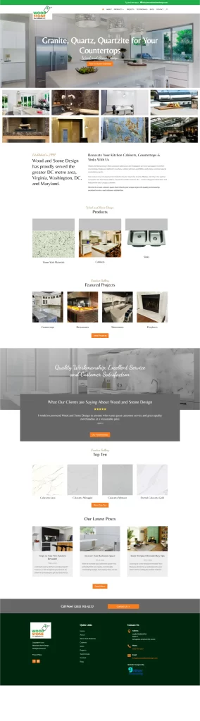 Explore a countertop design website showcasing stunning kitchen slabs and installation projects, expertly crafted by Ceemi Agency. Discover the perfect blend of aesthetics and functionality for your kitchen.